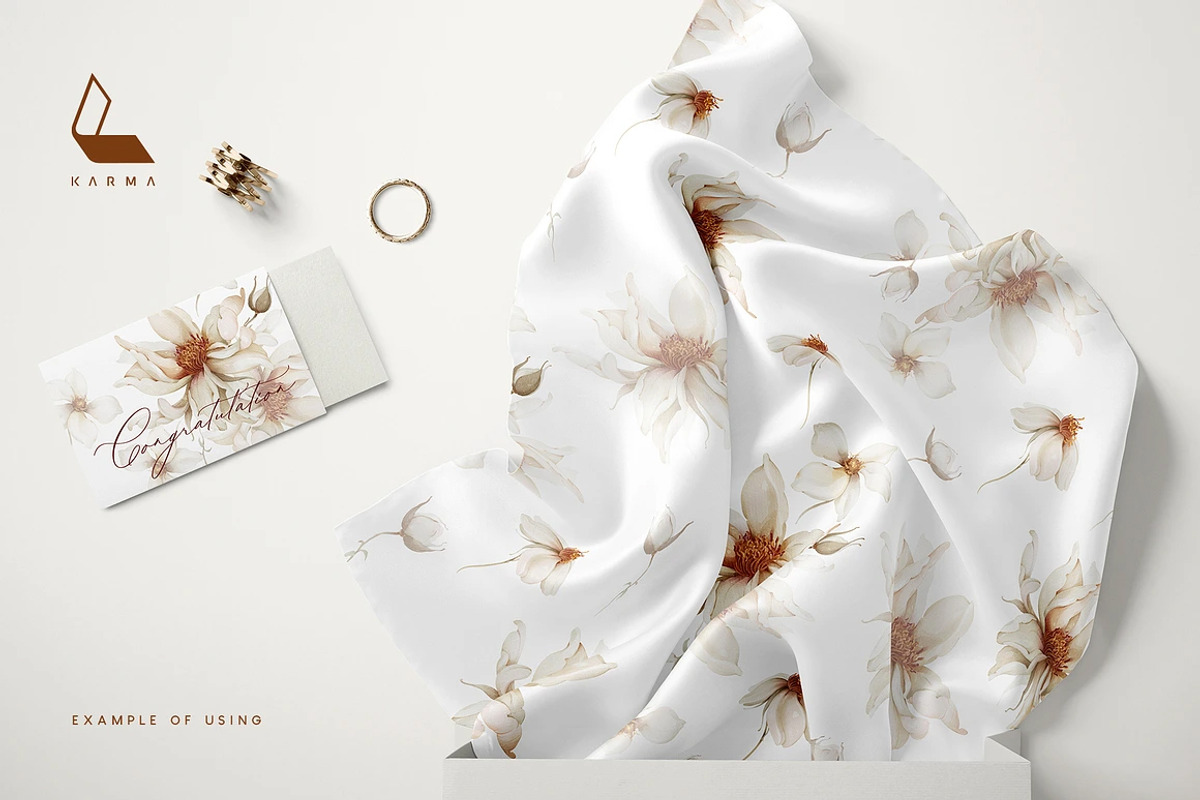 Botanical Watercolor Bundle | 4-in-1, an Illustration by Karma (Photo 3 of 20)