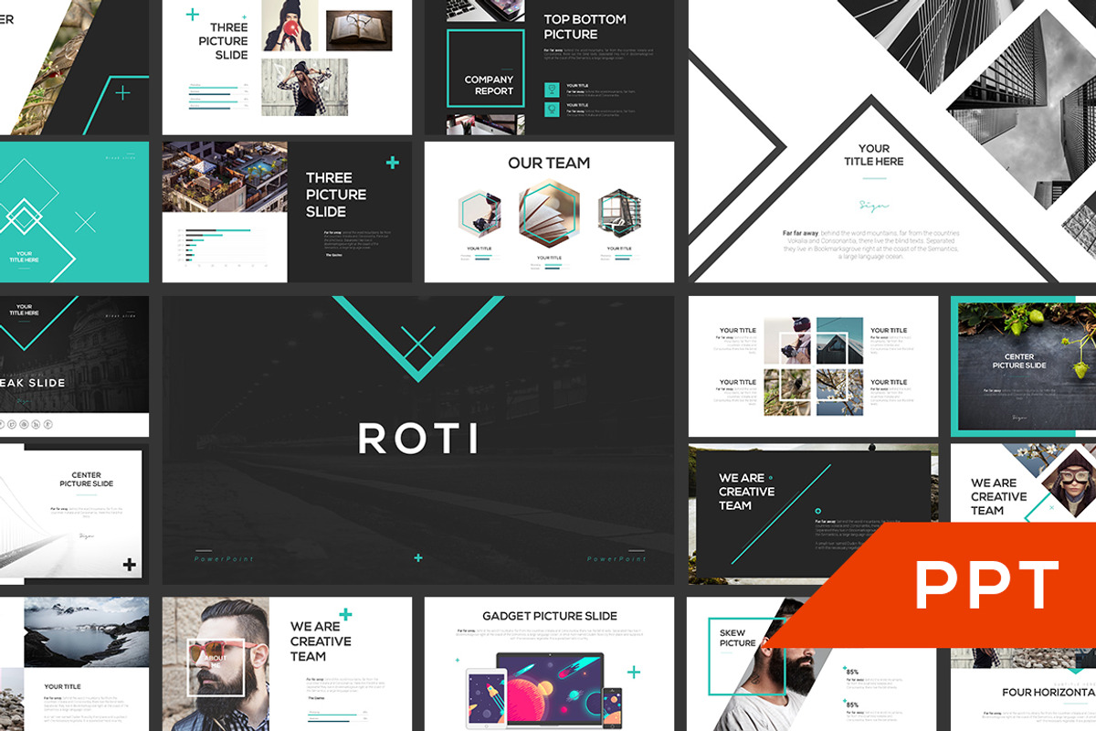 ROTI PowerPoint Template, a Presentation Template by Angkalimabelas