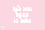 LOVERS an Adorable Retro Font, a Font by Blush Font Co. (Thumbnail 5 of 9)