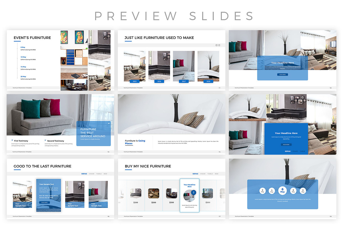 Furniture Presentation Template, a Presentation Template by Digitcase x Wealthwells (Photo 3 of 4)