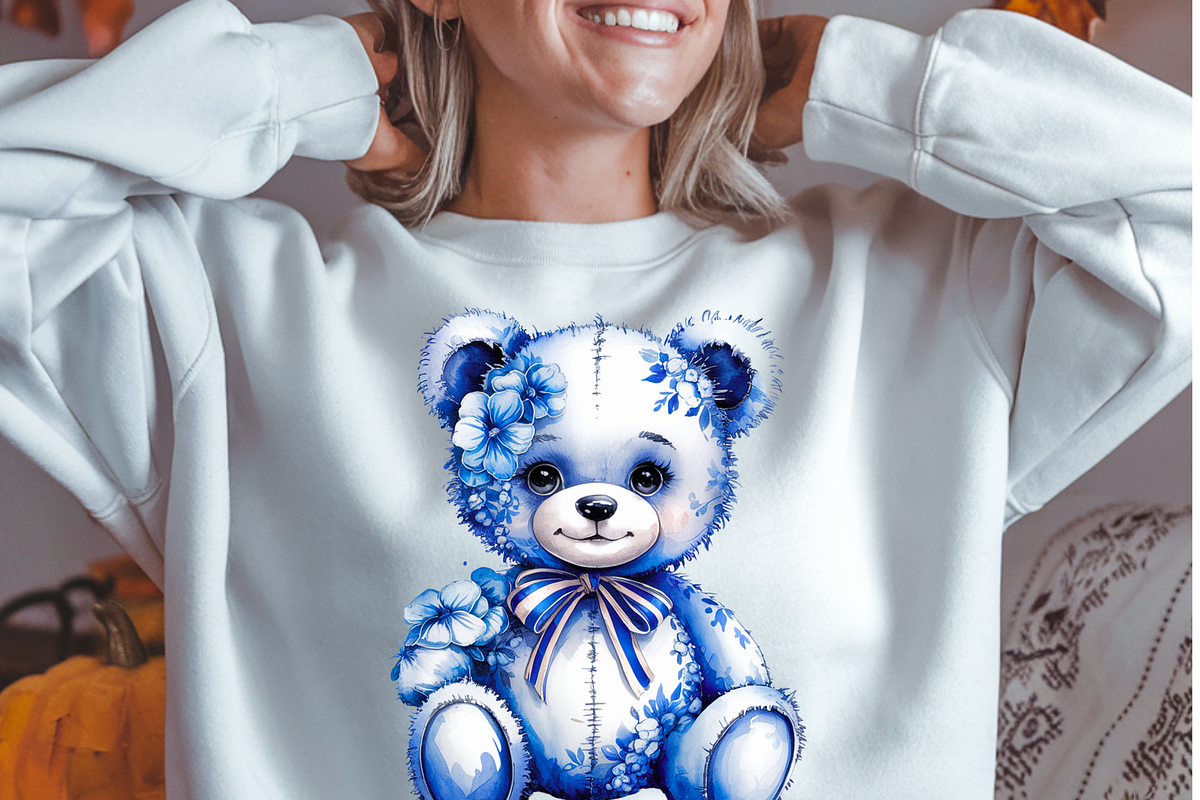A Watercolor Illustration Teddy Bear, a Seasonal Illustration by Printable Design Store (Photo 1 of 3)