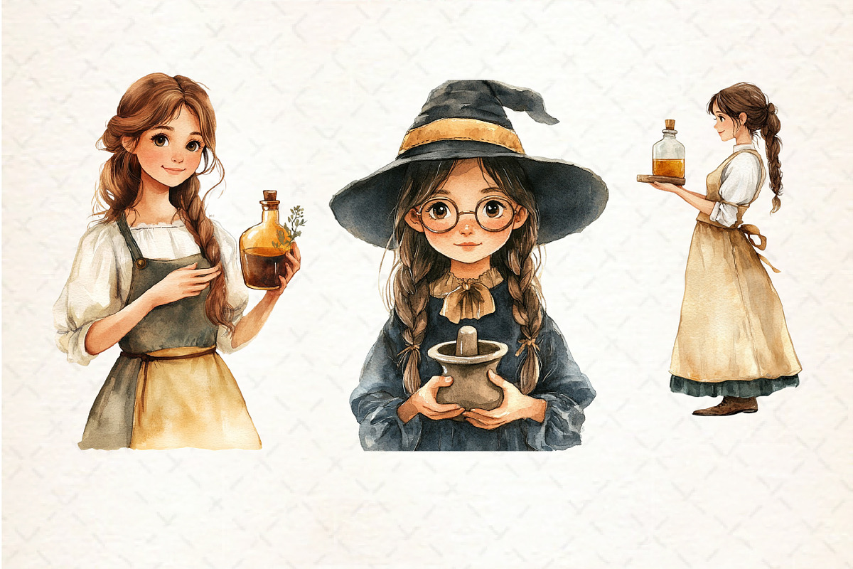 Vintage Apothecary Clipart, an Illustration by Libby Wishes (Photo 3 of 4)