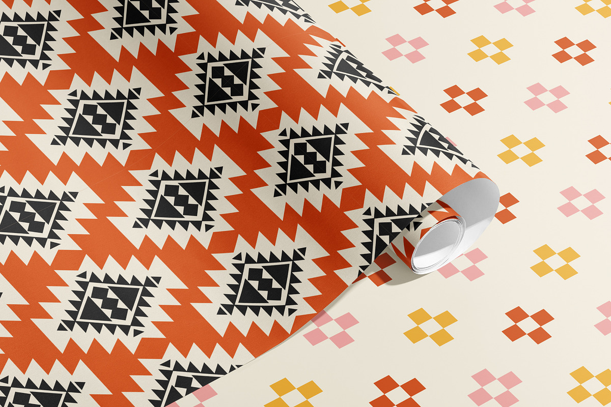 30 Aztec Southwestern Patterns Pack, a Pattern Graphic by Katrinelly (Photo 2 of 15)