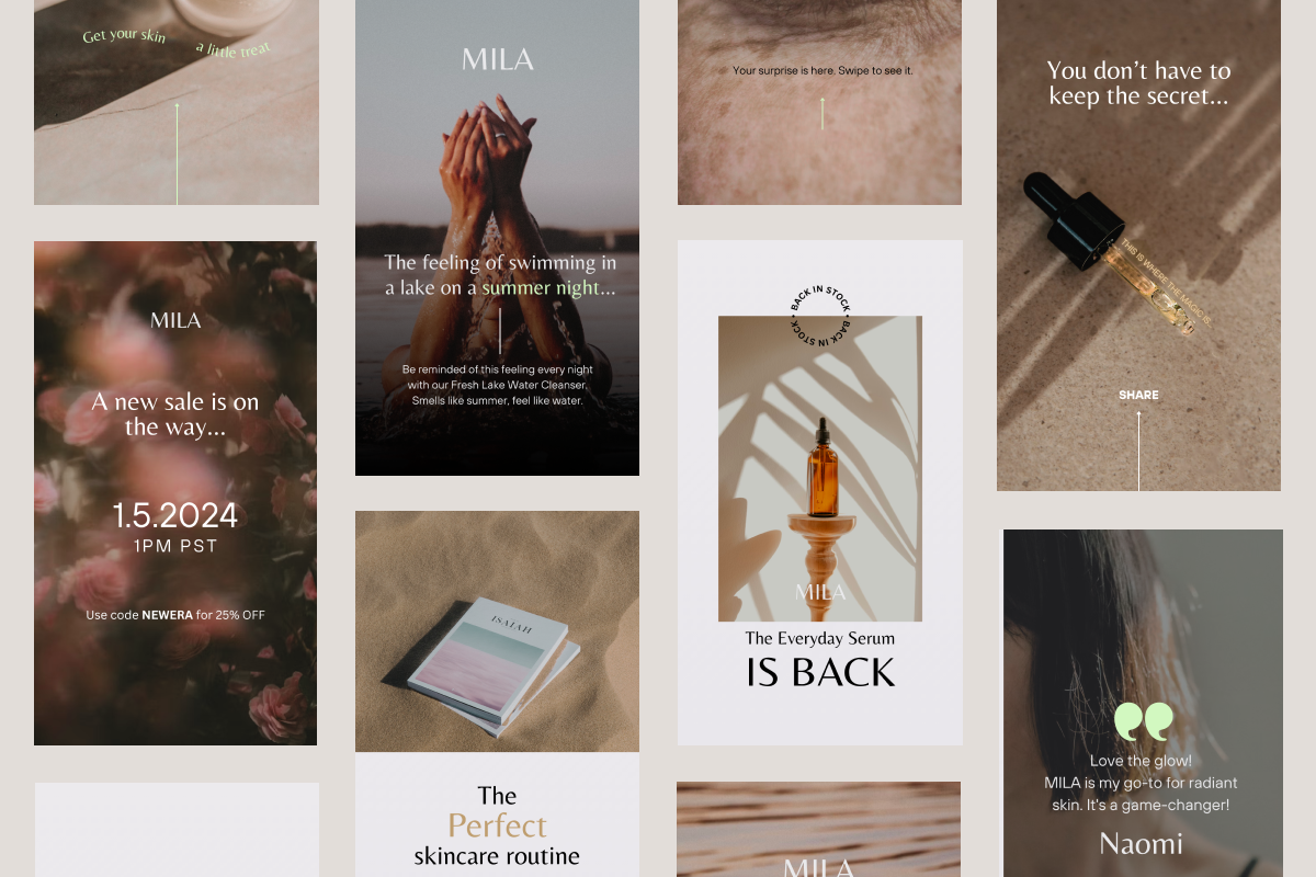 Mila | Instagram Stories | Canva, a Social Media Template by Elsy Creative (Photo 2 of 6)