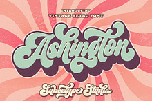 Retro Ashington - Vintage Font