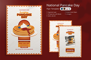 Pake - National Pancake Day Flyer