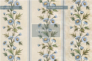Vintage Floral Pattern Collection, a Pattern Graphic by MouseGrey (Thumbnail 5 of 9)