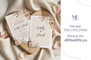 Wedding Invitation Cards Mockup 5x7, a Mockup by Mie Mockup Studio (Thumbnail 6 of 7)