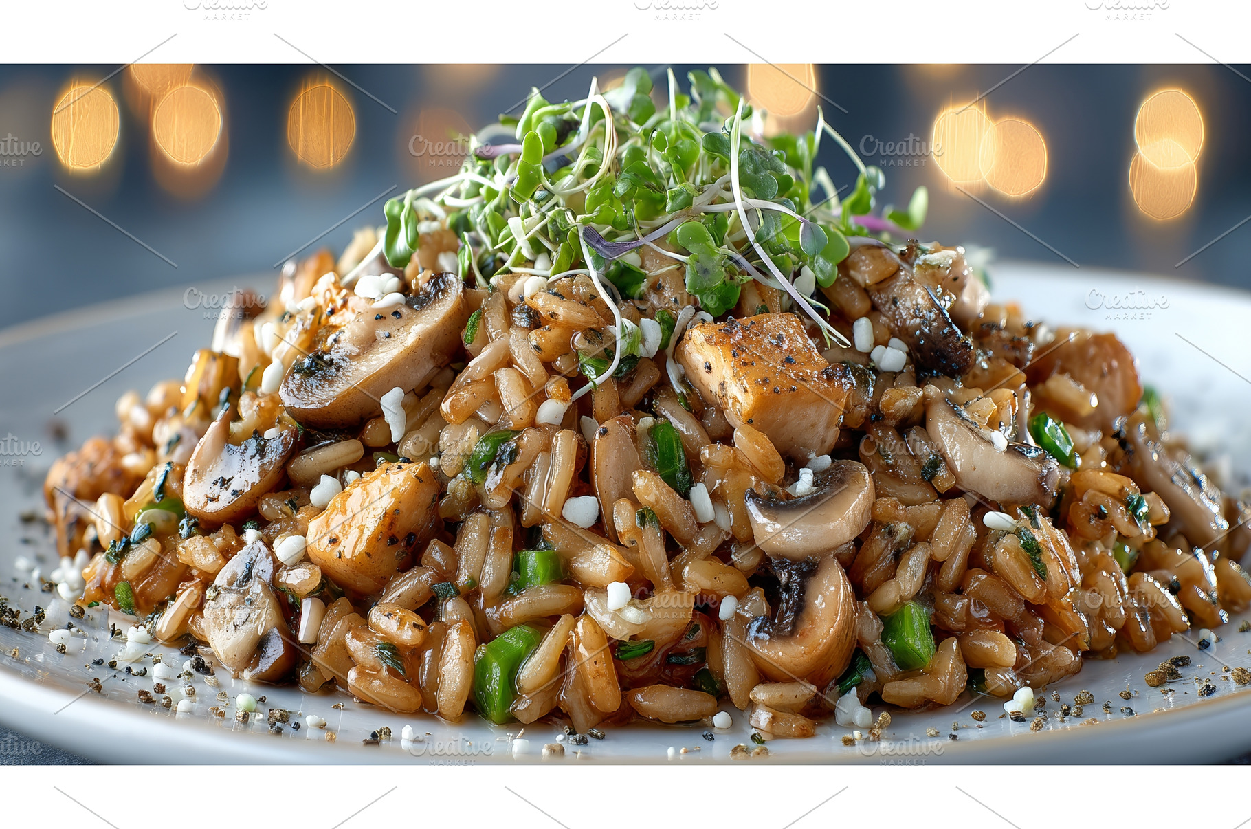 The vegetarian risotto, with its, a Food & Drink Photo by ZinetroN