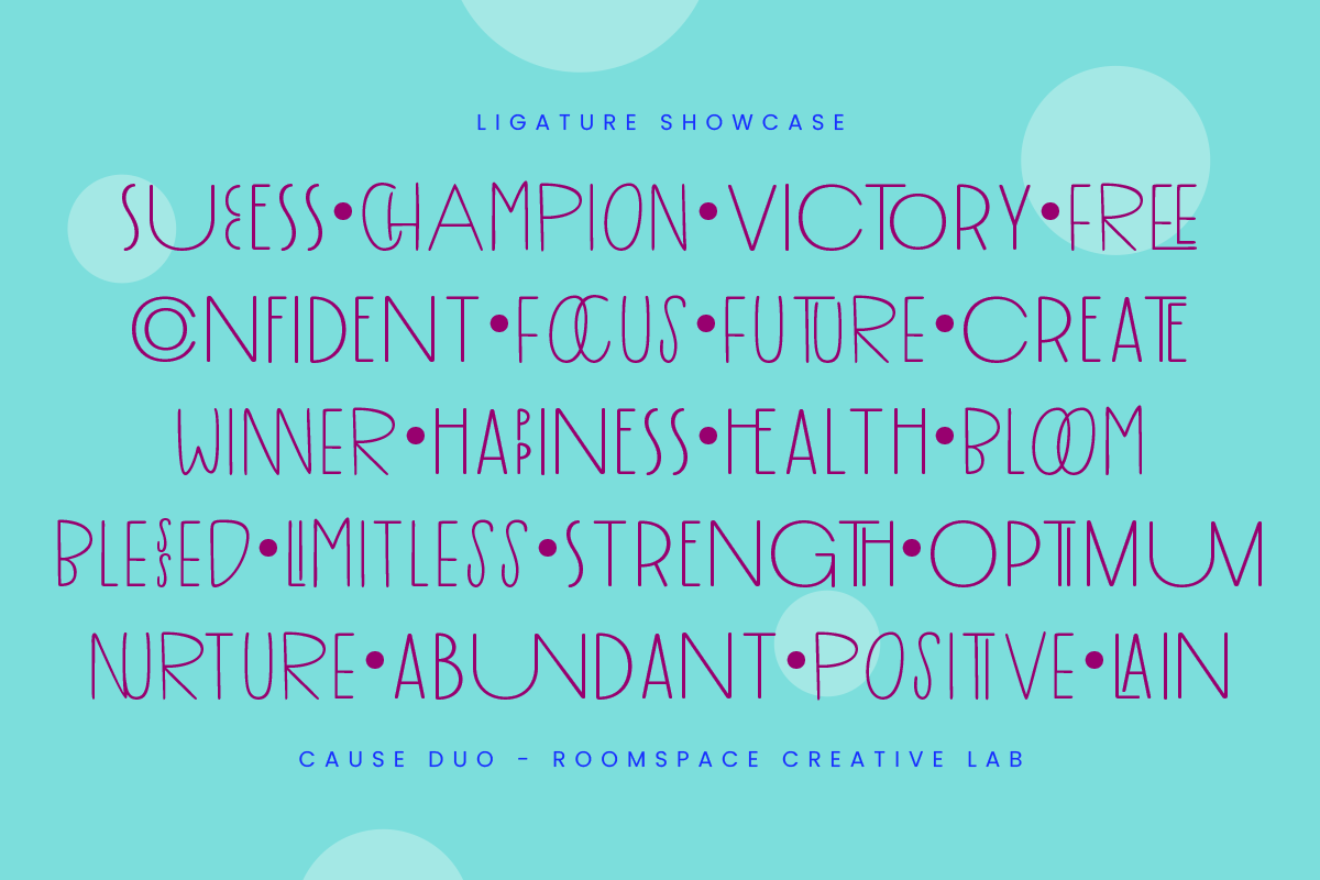 Cause Duo – Modern Minimalist Sans, a Sans Serif Font by roomspace creative lab (Photo 7 of 10)