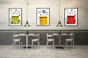 Mockup Bundle Poster Restaurant, a Print Template by Milan Mockup (Thumbnail 5 of 7)