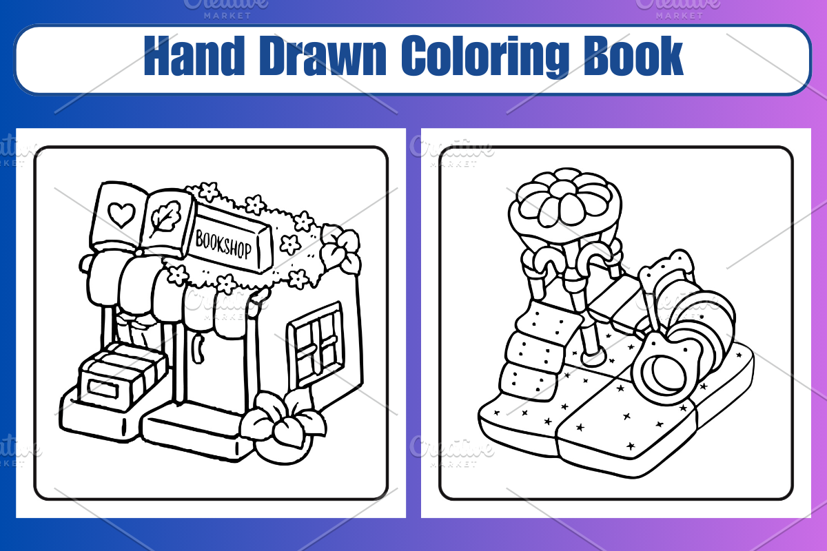 Hygge Vibes Coloring Pages For Adult, a Decorative Illustration by Coco Bloom (Photo 3 of 4)