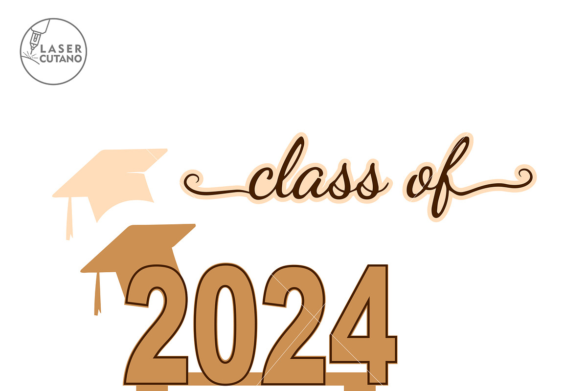 Class of 2024 Graduation Template, a Templates & Theme by LaserCutano (Photo 6 of 7)