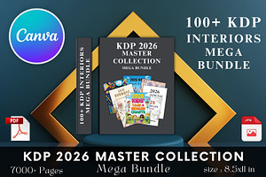 KDP 2026 Master Collection Mega Bund, a Stationery Template by Designmela01