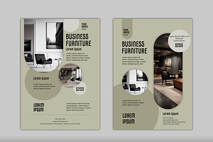 Modern Furniture Marketing Flyer, a Templates & Theme by studiogstock