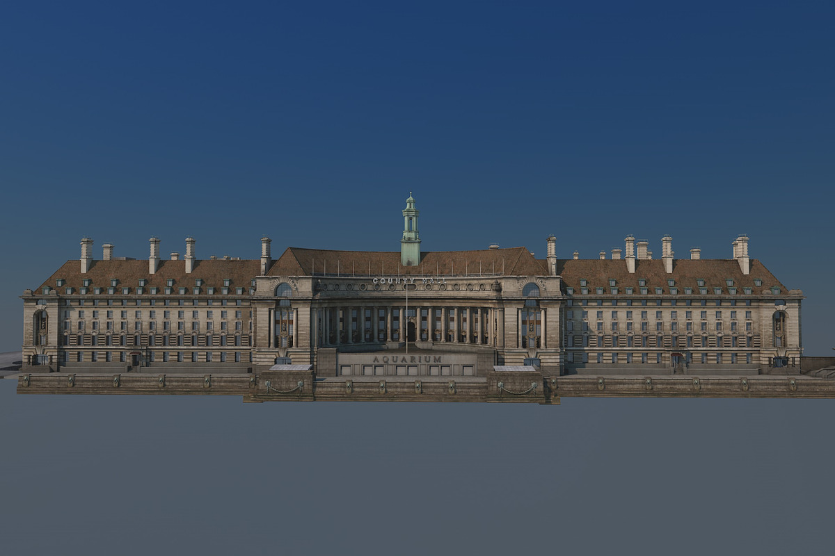 County Hall, London, UK, an Architecture 3D Model by Vertex Modelling (Photo 4 of 11)