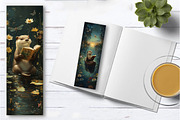 Cute Otter Bookmark, an Illustration by Watercolor design (Thumbnail 3 of 4)