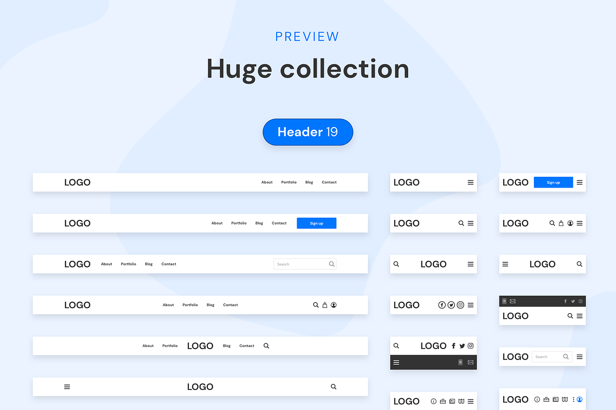 DOB – Desktop & Mobile Wireframe Kit, a Wireframe Template by laaqiq (Photo 5 of 15)