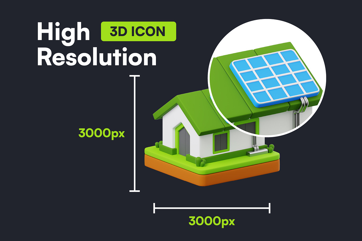 20 Ecology 3D Icon Set, an Environmental 3D Model by Bilicube Studio (Photo 2 of 6)