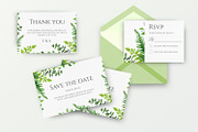 Wedding suite - Forest freshness, an Invitation Template by Alewiena (Thumbnail 4 of 8)