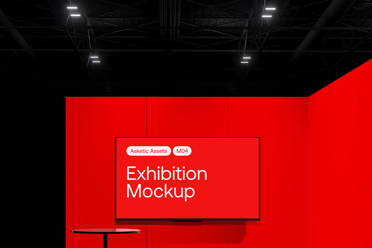 Modular Exhibition Mockup M04, an Advertising Mockup by Asketic (Photo 7 of 7)