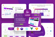 Deluxas - App Landing Page SaaS, a HTML Template by UInstrument (Thumbnail 1 of 5)