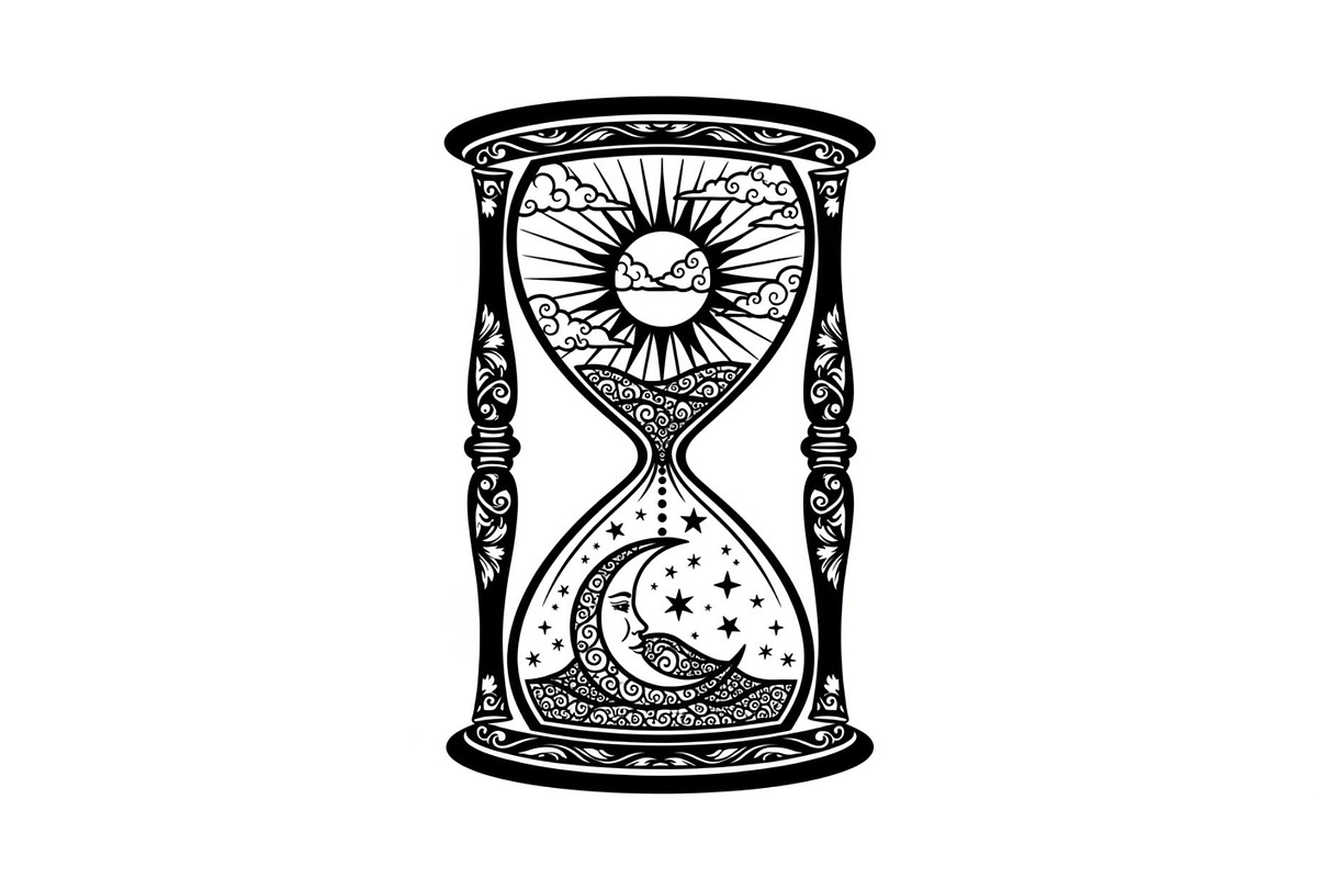 Celestial Sun Moon Hourglass Bundle, an Illustration by Gaye Art (Photo 21 of 31)