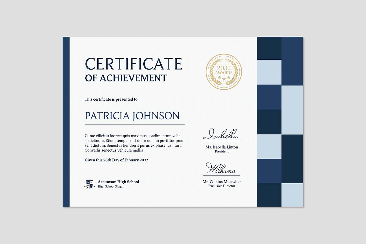 Certificate & Award Template, a Stationery Template by BrandPacks (Photo 4 of 4)