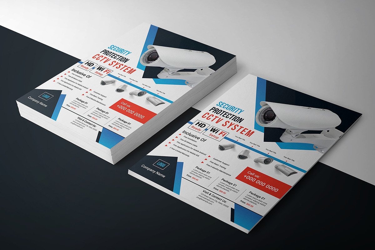 CCTV Package Promotional Flyer, a Flyer Template by Template Shop (Photo 3 of 3)