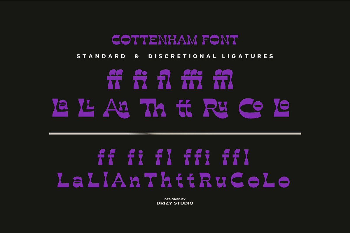 Cottenham, a Font by Drizy (Photo 3 of 9)