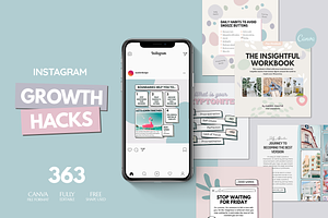 Instagram Growth Hacks CANVA