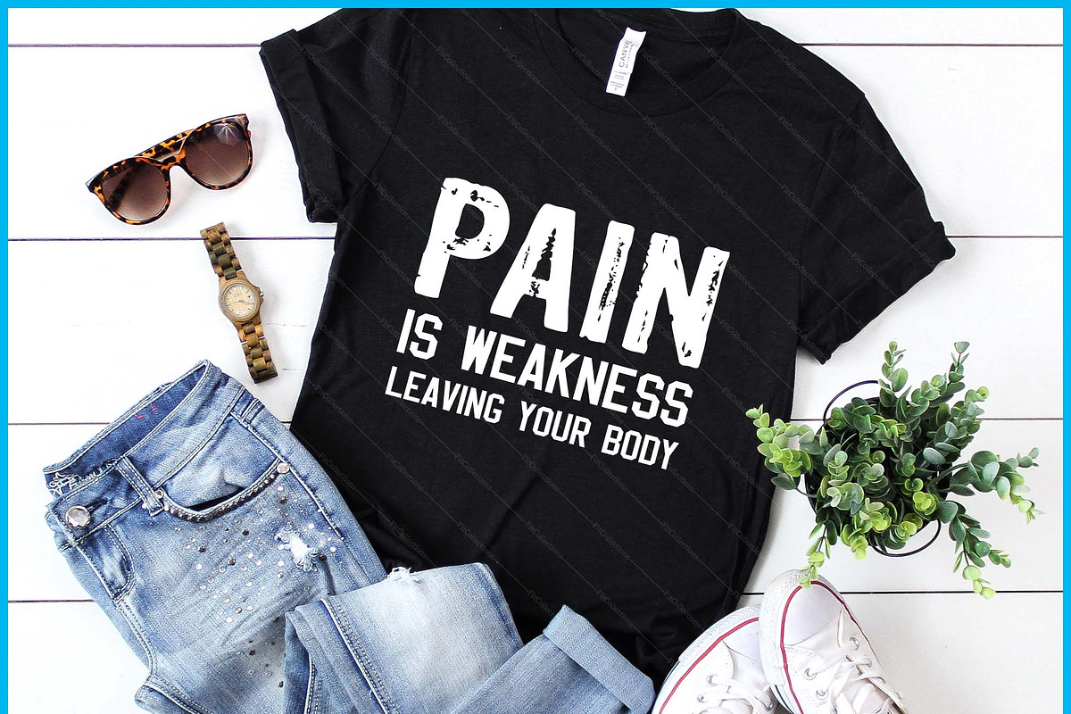 PainIs Weakness Leaving Your BodyGym, a Graphic by Creativeusart (Photo 1 of 4)