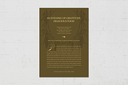 Elegant Thanksgiving Invitation, a Flyer Template by BrandPacks (Thumbnail 3 of 5)