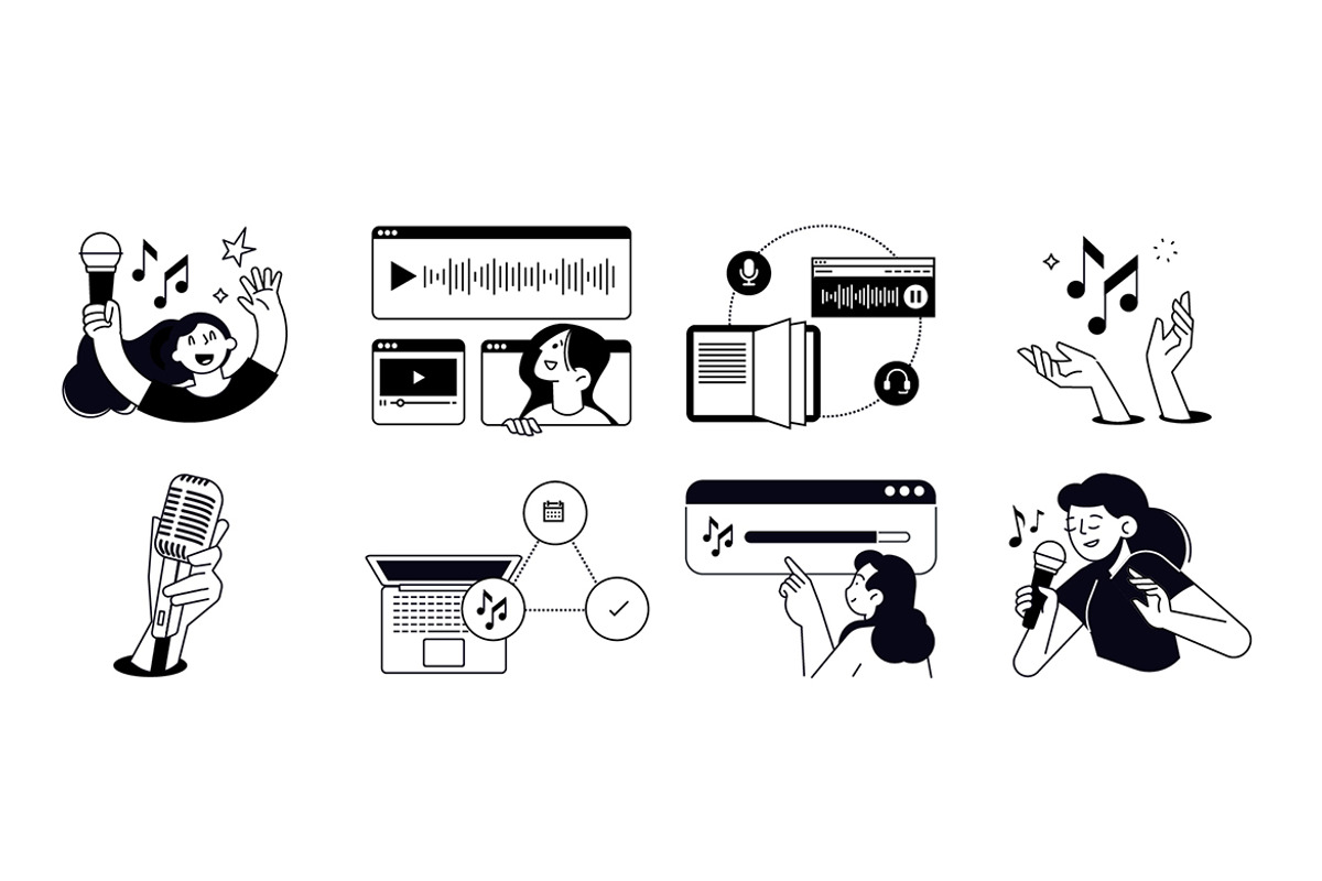 People and music, a Person Illustration by PureSolution (Photo 6 of 6)