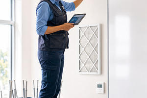 Woman inspecting school infrastructu, a Photo by Dvoevnore photos