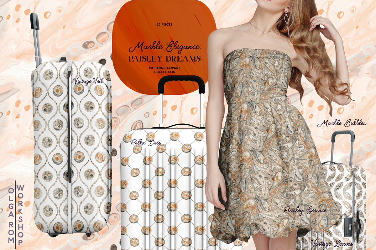 Paisley Dreams Seamless Patterns, a Pattern Graphic by OlgaRom (Photo 9 of 11)