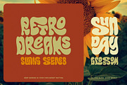 Callidryas Groovy Font, a Sans Serif Font by Gleb Guralnyk (Thumbnail 2 of 8)
