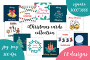 Christmas Cards JPG Collection, a Card Template by AnnaViolet_store (Thumbnail 1 of 8)