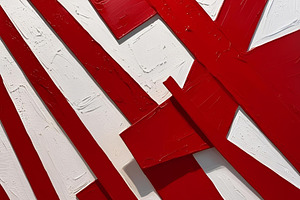 Paint red and white abstract image, an Abstract Photo by ComfortQ