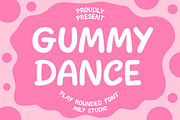 Gummy Dance - Display Font, a Font by Mily Studio (Thumbnail 1 of 10)