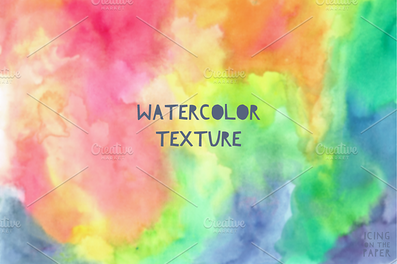 Rainbow Watercolor Paper preview 2