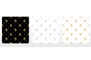 Collection of flower geometric, a Pattern Graphic by RODINA