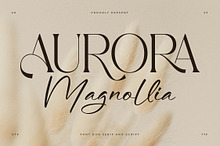 Aurora Magnollia Font Duo