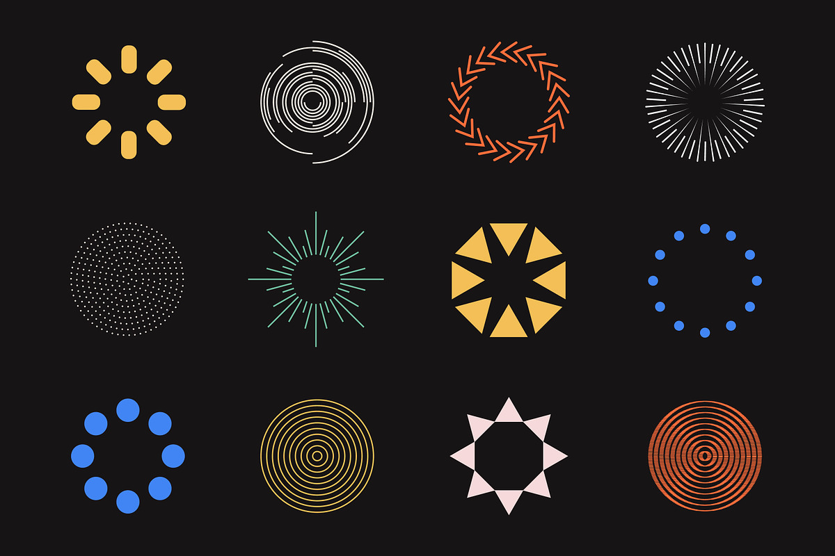 Retro geometric shapes. 120 elements, an Object Graphic by Getalo Viktoriia (Photo 7 of 9)