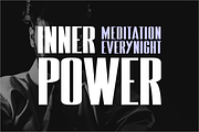 Thin In Bold Font, a Sans Serif Font by ponuppo (Thumbnail 3 of 5)