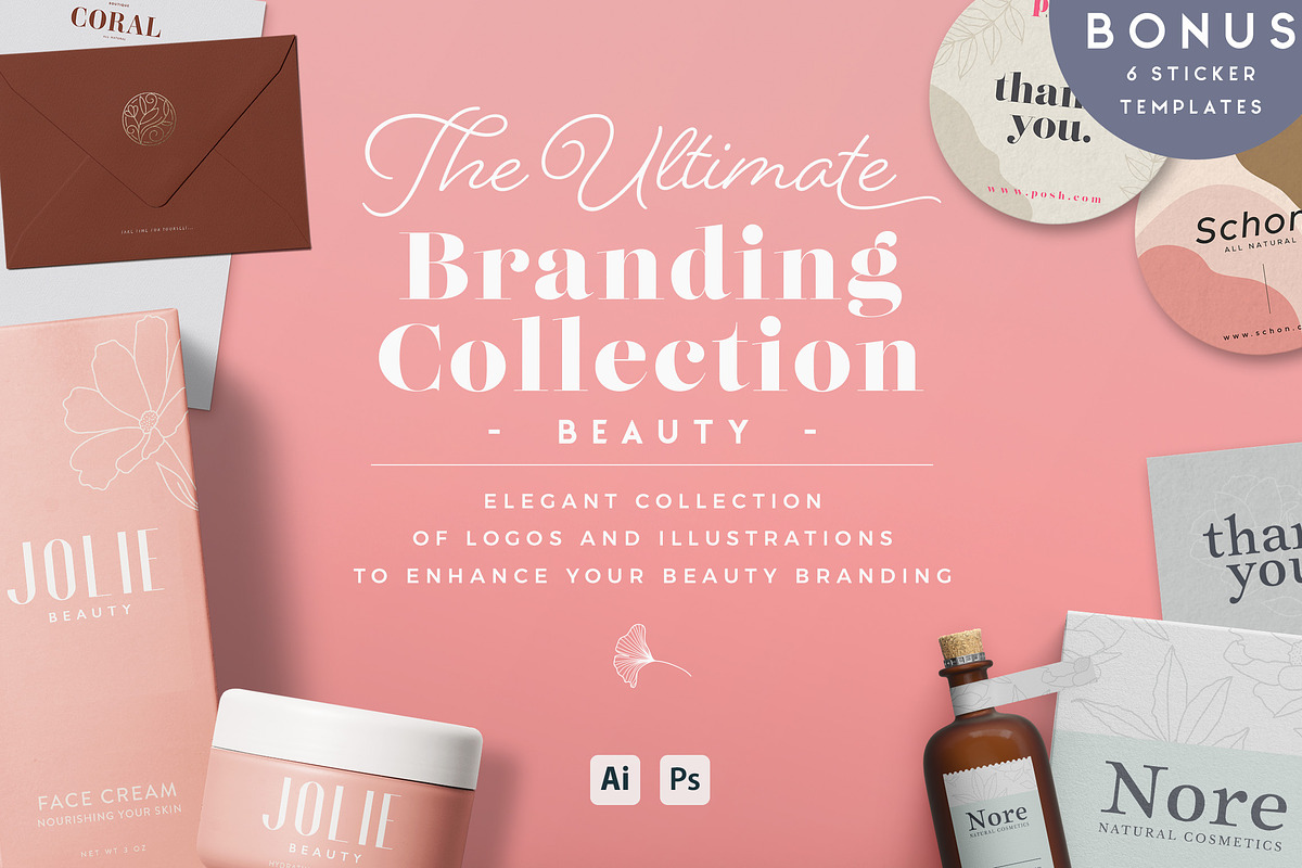 Ultimate Branding Collection– Beauty, a Branding & Logo Template by 7th Avenue Designs (Photo 1 of 3)