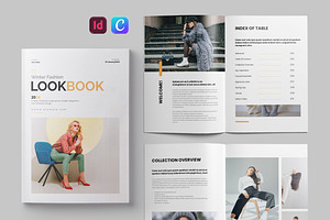 Fashion Lookbook | Canva & InDesign, a Brochure Template by Pixelpick