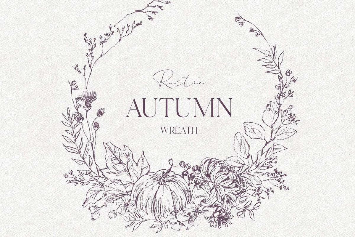 fall pumpkin clipart, an Illustration by JULIA x JULIE's ART (Photo 5 of 20)