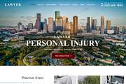 Lawyer Website, a Landing Page Template by simplywebs (Thumbnail 2 of 2)