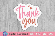 Boho Thank You Sticker Bundle, an Object Graphic by FiveStarCrafting (Thumbnail 4 of 11)